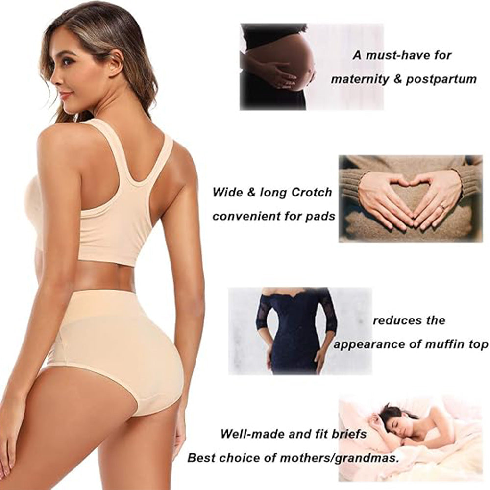 🔥Buttery Soft Everyday! High Waist Panties w/ Full Coverage✨ Seamless Cotton Underwear💫 No Dig In Waistband | TikTok’s Comfort Obsessed 🔥Buttery Soft Everyday! High Waist Panties w/ Full Coverage✨ Seamless Cotton Underwear💫 No Dig In Waistband | TikTok’s Comfort Obsessed